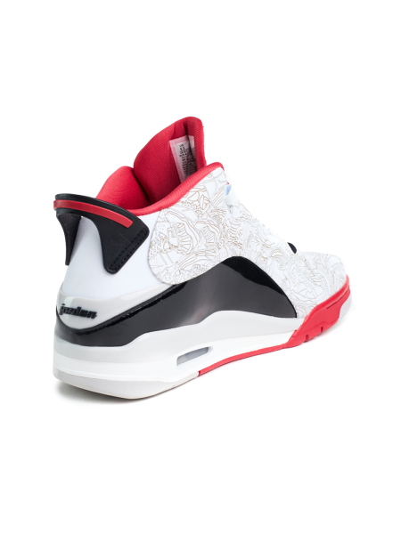 Кроссовки мужские Jordan Dub Zero "White Varsity Red" NKDADDYS SNEAKERS  купить онлайн