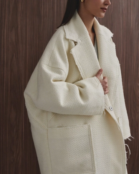 Пальто-кокон Anmuse  купить онлайн