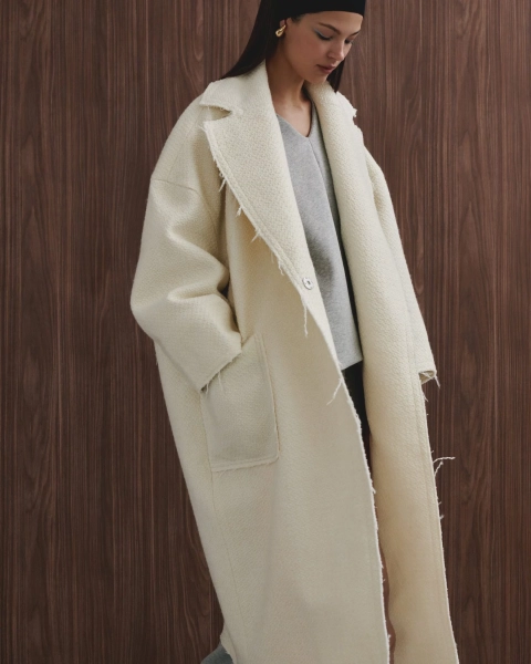 Пальто-кокон Anmuse  купить онлайн