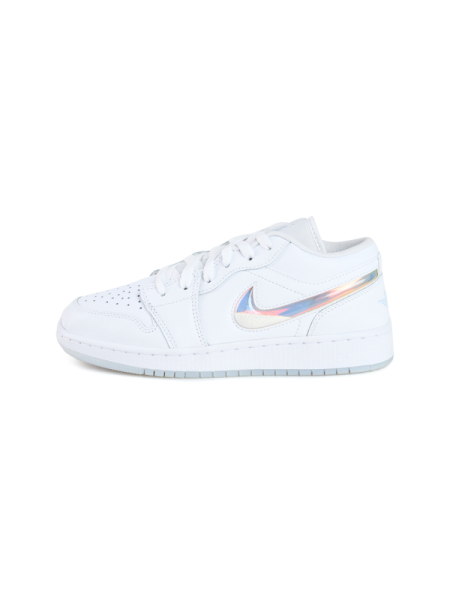 Кроссовки подростковые Jordan 1 Low "Glitter Swoosh" NKDADDYS SNEAKERS  купить онлайн