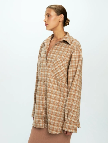 Cinnamon bun wool shirt Cantik  купить онлайн