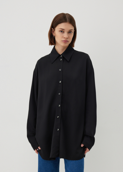 Блуза объемная из вискозы Nice One  купить онлайн
