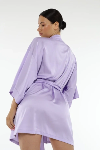 Халат атласный кимоно мини SHE UNDERWEAR  купить онлайн