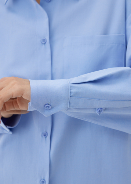 Рубашка мужского кроя с декоративным элементом Nice One  купить онлайн