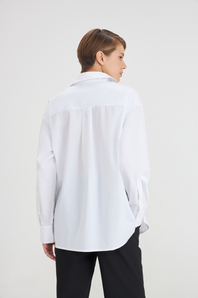 Рубашка удлиненная с карманом INSPIRE  купить онлайн