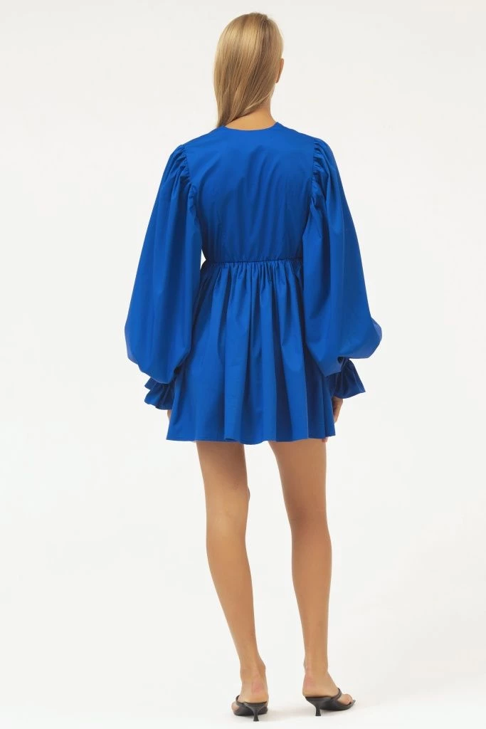 Платье из хлопка с рукавами-буфами INSPIRE  купить онлайн