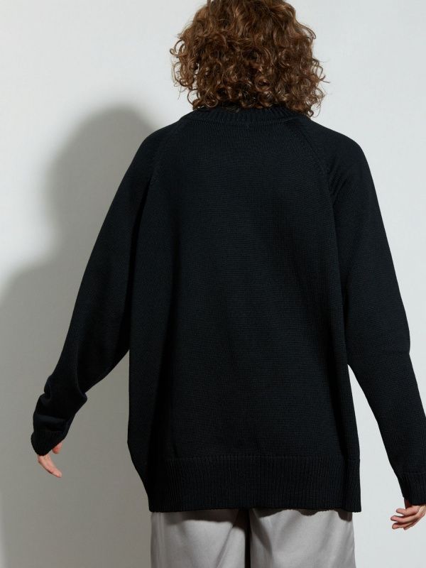 Базовый свитер из мериноса Oversize AroundClother&Knitwear 211_11 купить онлайн
