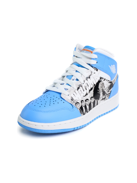 Кроссовки подростковые Jordan 1 Mid "Sneaker School Game NKDADDYS SNEAKERS  купить онлайн