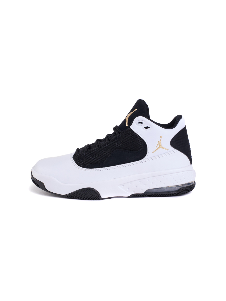 Кроссовки мужские Jordan Max Aura 2 "White Black Gold" NKDADDYS SNEAKERS  купить онлайн