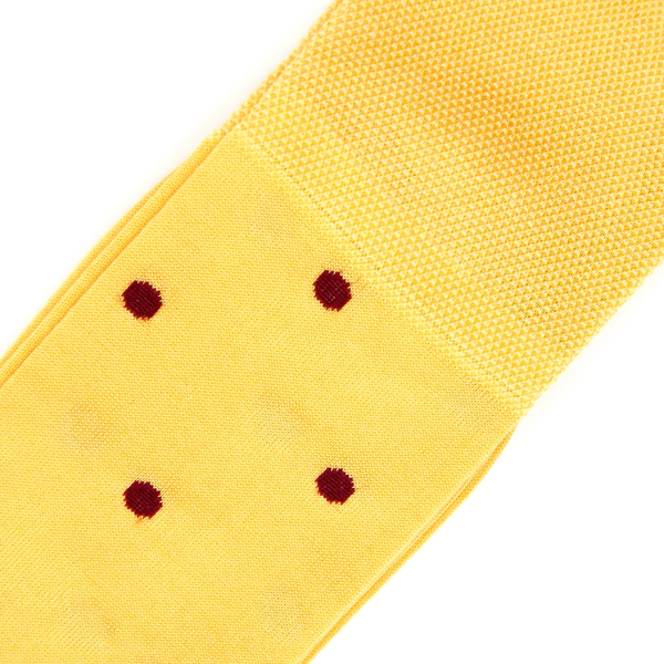 Носки Tezido Luxury Mercerized Cotton Dots Tezido, цвет: Желтый Т1007 купить онлайн