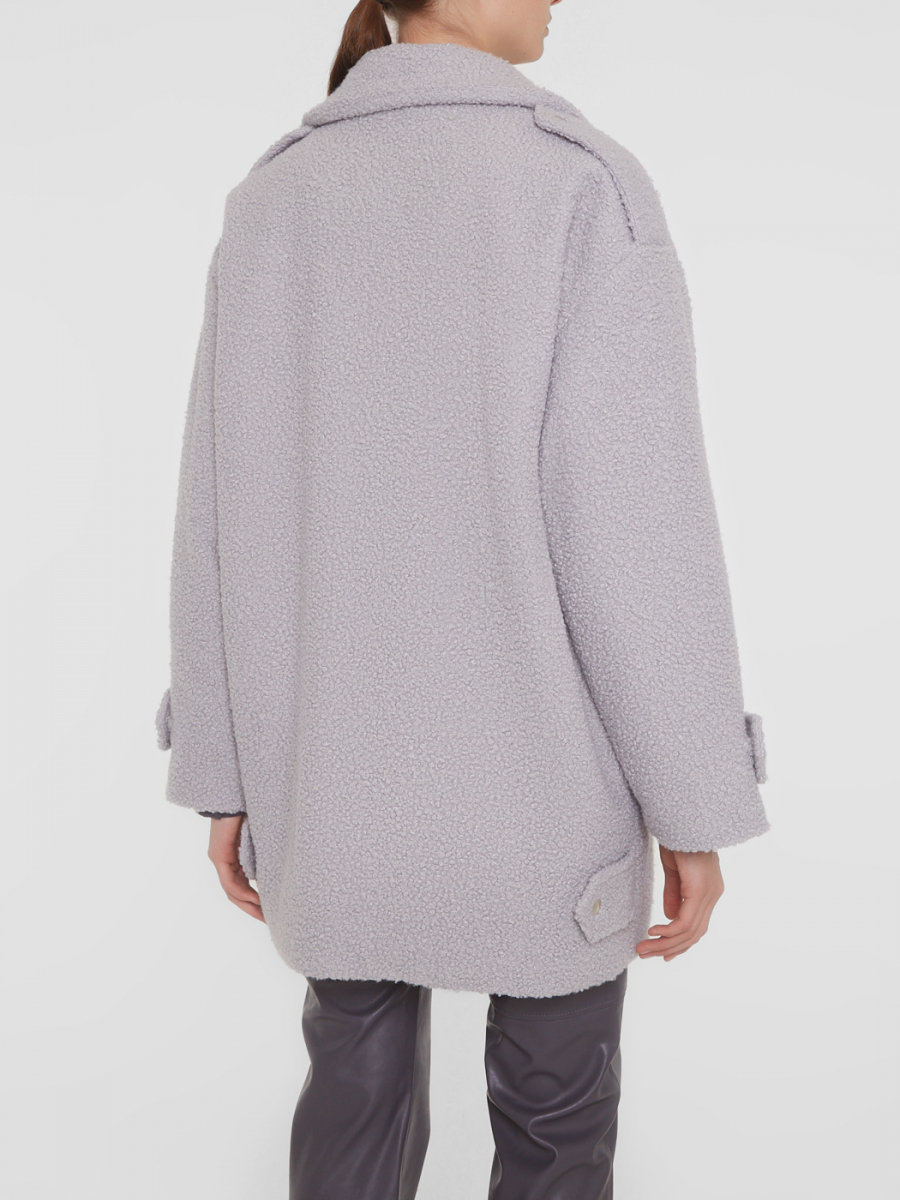 Куртка из пальтовой букле на утеплителе KINA  купить онлайн