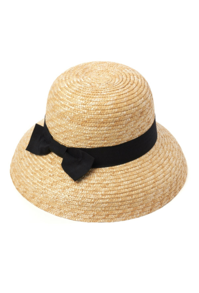Шляпа одри малая соломенная Canotier  купить онлайн