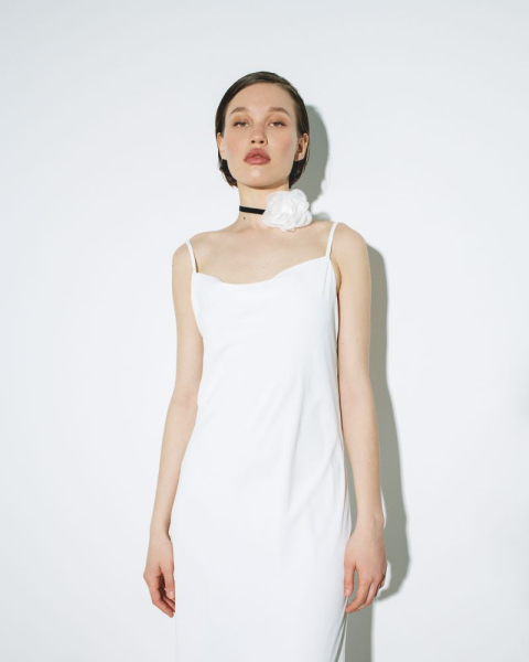Платье - комбинация со шлейфом ÉCLATА XLPS000739 купить онлайн