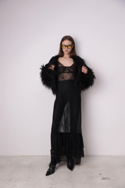 Платье-комбинация "Bla-Bla" Bolshe, цвет: Чёрный,  со скидкой купить онлайн