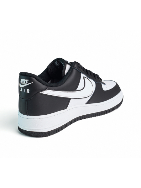 Кроссовки мужские Nike Air Force 1 Low "White Swoosh Panda" NKDADDYS SNEAKERS, цвет: Чёрный DV0788-001 купить онлайн