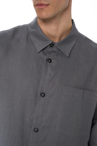 Рубашка оверсайз мужская из льна MR by MERÉ  купить онлайн