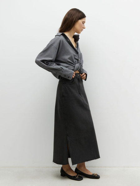 Юбка джинсовая сложного кроя AroundClother&Knitwear  купить онлайн