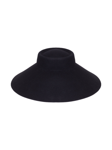 Шляпа купол фетровая с завязками Canotier  купить онлайн