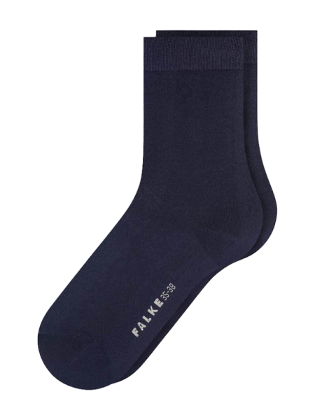 Носки женские Women's socks Cotton Touch FALKE, цвет: темно-синий 47673 купить онлайн