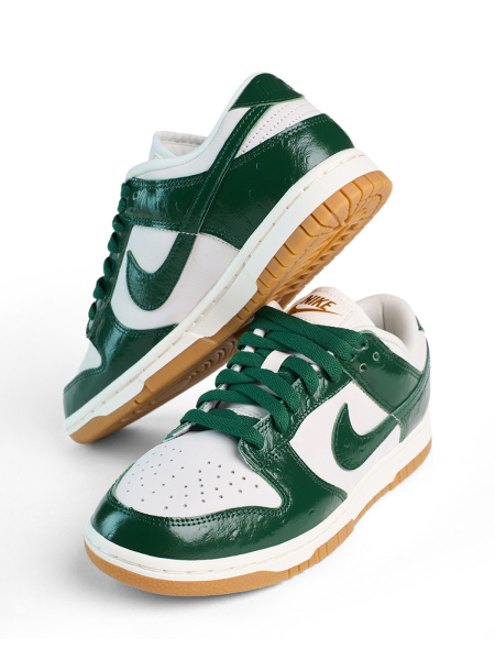 Кроссовки женские Nike Dunk Low LX "Gorge Green Ostrich" NKDADDYS SNEAKERS, цвет: зеленый FJ2260-002 купить онлайн