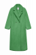 Шуба двубортная (Цвет: зеленый) (XS, зеленый)