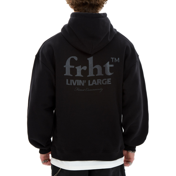 Худи FRHT Livin' Large FRHT&OUT OF REACH, цвет: black, HDLVNLRGBLK купить онлайн