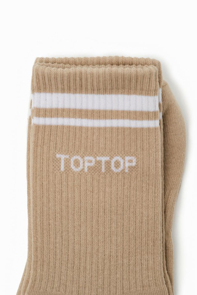 Носки из смесового хлопка TOPTOP, цвет: бежевый, TT.082.14003.111 со скидкой купить онлайн