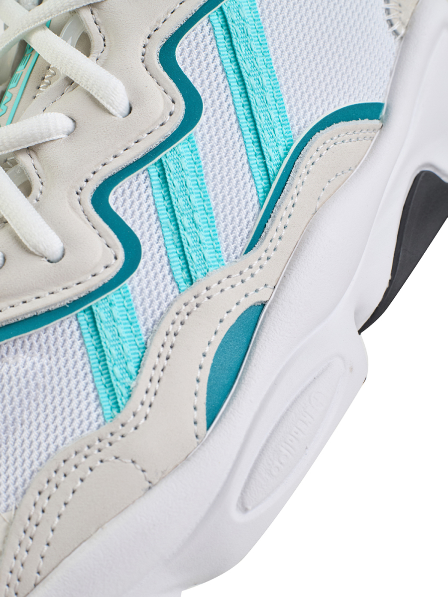 Кроссовки женские Adidas Ozweego "Flash Aqua" NKDADDYS SNEAKERS, цвет: белый IE7098 купить онлайн