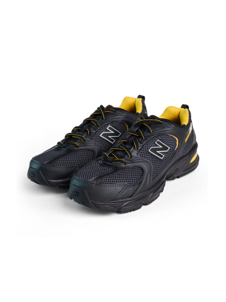 Кроссовки мужские New Balance 530 Black/Yellow NKDADDYS SNEAKERS, цвет: Чёрный MR530ZBG купить онлайн