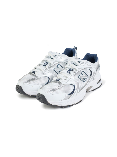 Кроссовки унисекс New Balance 530 "White Silver Navy" NKDADDYS SNEAKERS, цвет: белый MR530SG купить онлайн