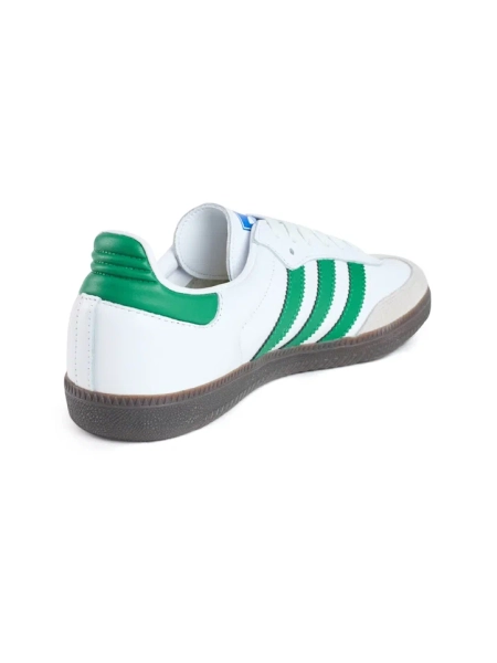 Кроссовки мужские Adidas Samba OG "White Green" NKDADDYS SNEAKERS  купить онлайн