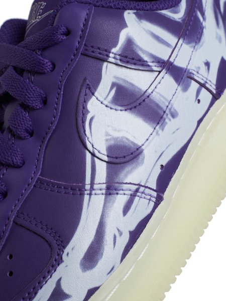 Кроссовки унисекс Nike Air Force 1 Low 07 "Purple Skeleton Halloween" NKDADDYS SNEAKERS  купить онлайн