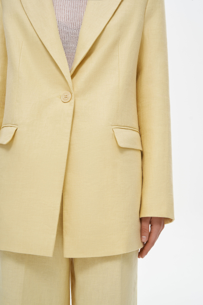 Пиджак из льняной ткани Charmstore  купить онлайн
