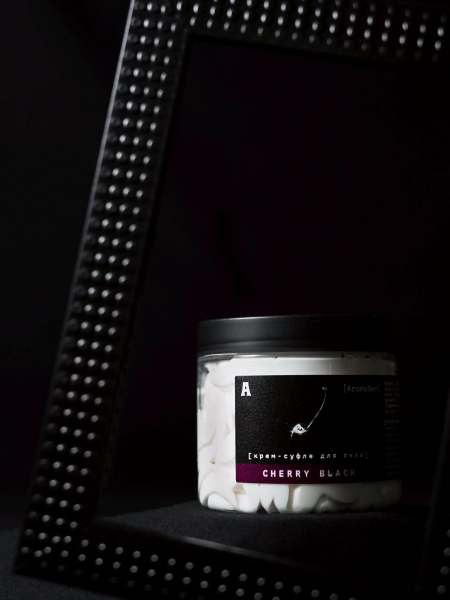 Парфюмированный крем-суфле для тела CHERRY BLACK AromaGen, цвет: cherry black  купить онлайн