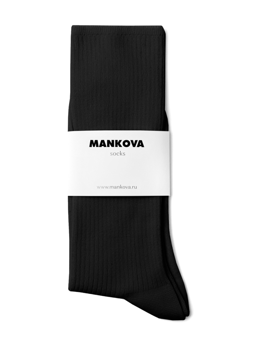 Гольфы из хлопка Mankova, цвет: Чёрный SH024 купить онлайн