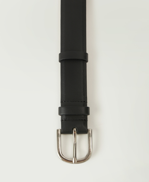 Ремень с полукруглой пряжкой Askent, цвет: Чёрный R.94.VV1633.черный купить онлайн