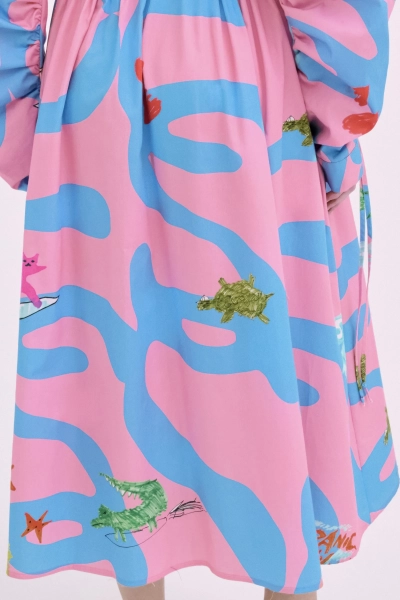 Платье с принтом SURFING CLUB Eve&Esther SS23-4241-O купить онлайн