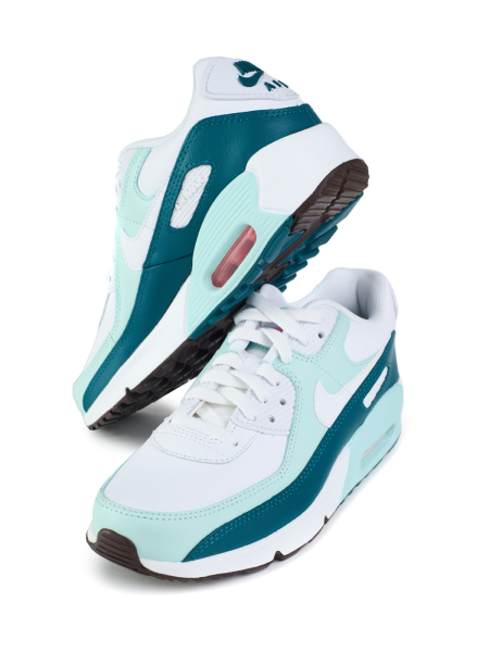 Кроссовки подростковые Nike Air Max 90 "White Jade Ice" NKDADDYS SNEAKERS, цвет: белый DV3607-104 купить онлайн