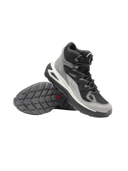 Ботинки мужские Salomon Oddyssey Elmt Mid Gore-Tex "Black" NKDADDYS SNEAKERS, цвет: Чёрный L47437200 купить онлайн