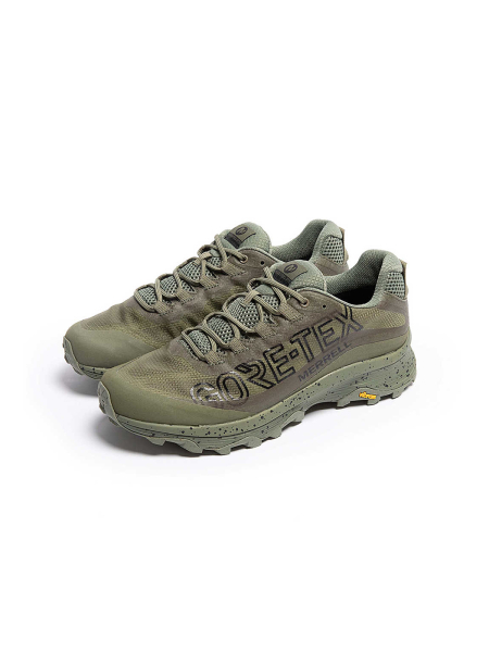 Кроссовки мужские Merrell Moab Speed Gore-Tex "Olive" NKDADDYS SNEAKERS, цвет: зеленый J003993 |новая коллекция купить онлайн