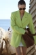 Жакет с мужского плеча из шерсти Ricoco, цвет: лаймовый, 2089/4 купить онлайн