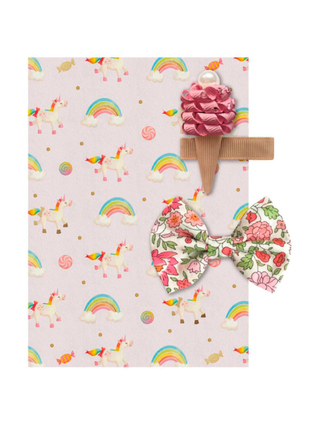 Набор заколок "Мороженое и бантик Liberty", коллекция "Candy" Bunny Hill  купить онлайн