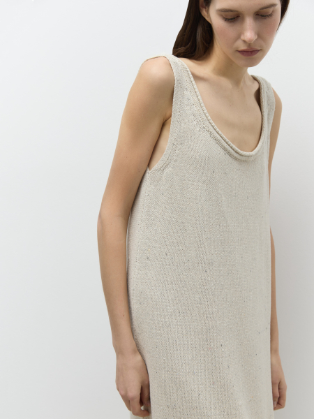 Сарафан миди из переработанного хлопка AroundClothes&Knitwear  купить онлайн