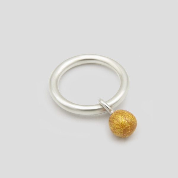 Кольцо Colour Drop honey 11 Jewellery, цвет: серебро, 01-20-0003 купить онлайн