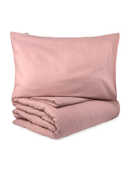 Муслиновое постельное белье LUKNO полутороспальное, 3 предмета Bunny Hill  купить онлайн