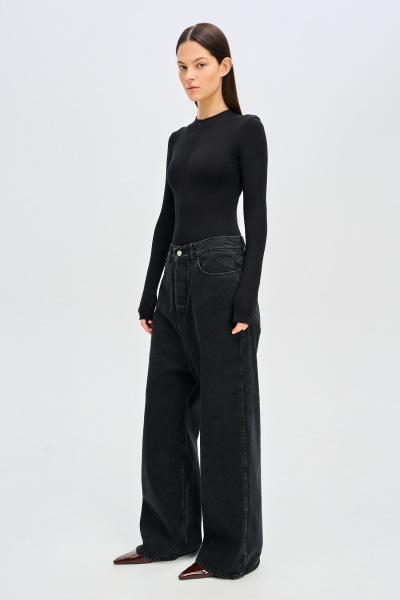 Боди на молнии FW 24/25 Label .B, цвет: black, Tp.08.1.7039BLC купить онлайн