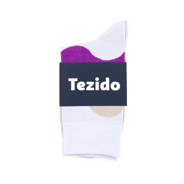 Носки Tezido Мороженое Tezido, цвет: топаз/фиолетовый Т2870 купить онлайн