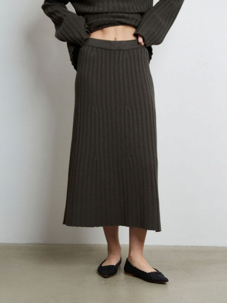 Костюм с юбкой из смесового кашемира AroundClother&Knitwear 2911_12 купить онлайн