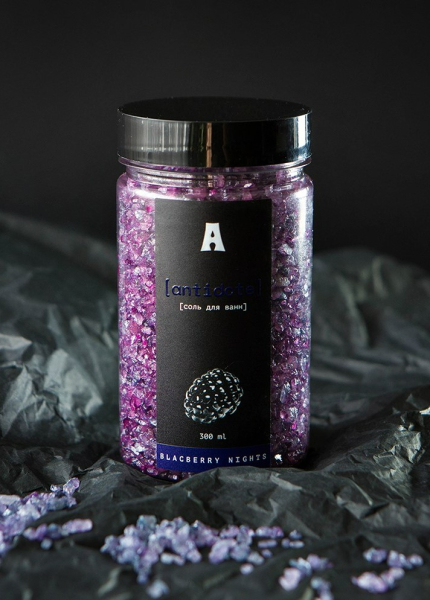 Соль для ванны BLACKBERRY NIGHTS 300 мл AromaGen, цвет: blackberry nights  купить онлайн
