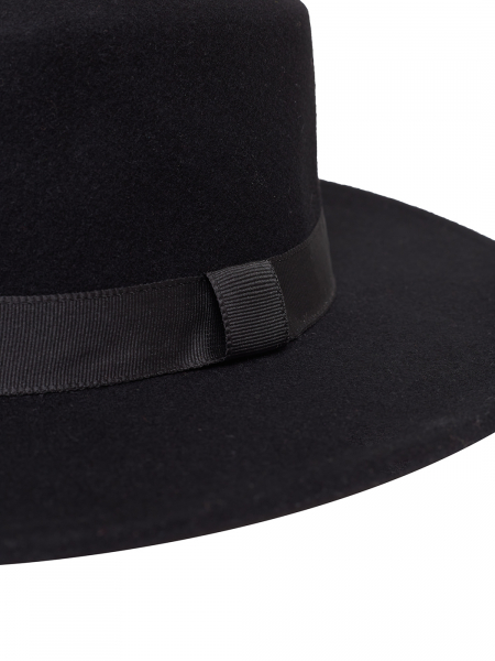 Шляпа канотье фетровая с лентой Canotier  купить онлайн